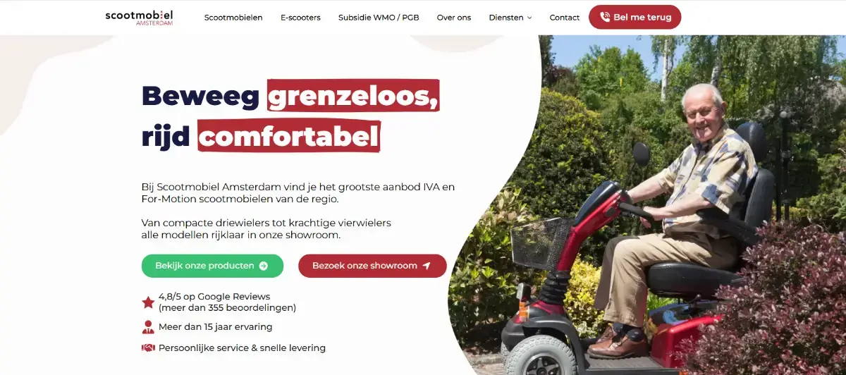 Scootmobiel Amsterdam product image