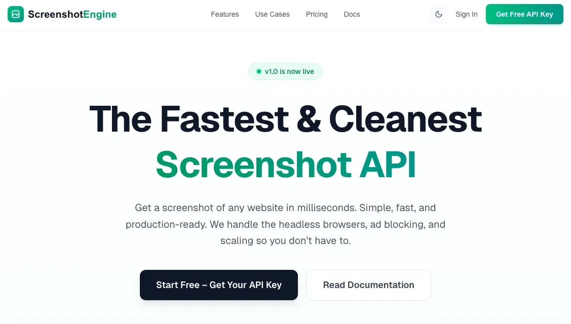 Screenshot Engine API image number 01