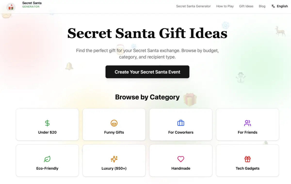 Secret Santa Generator image number 01