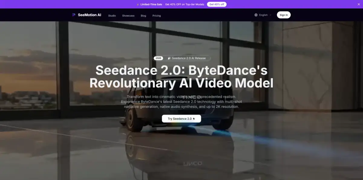 Seedance 2 AI Video Generator product image