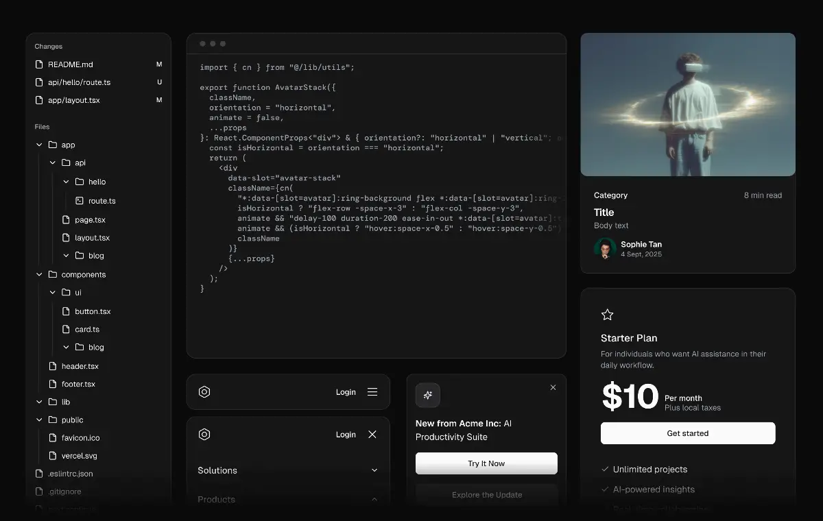 shadcncraft image number 01