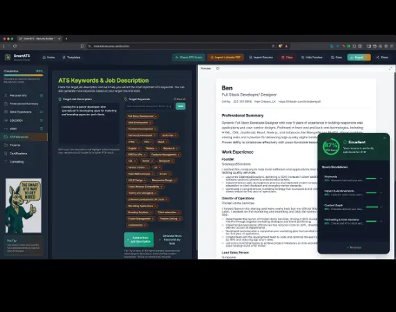 Smart ATS Resume image number 21