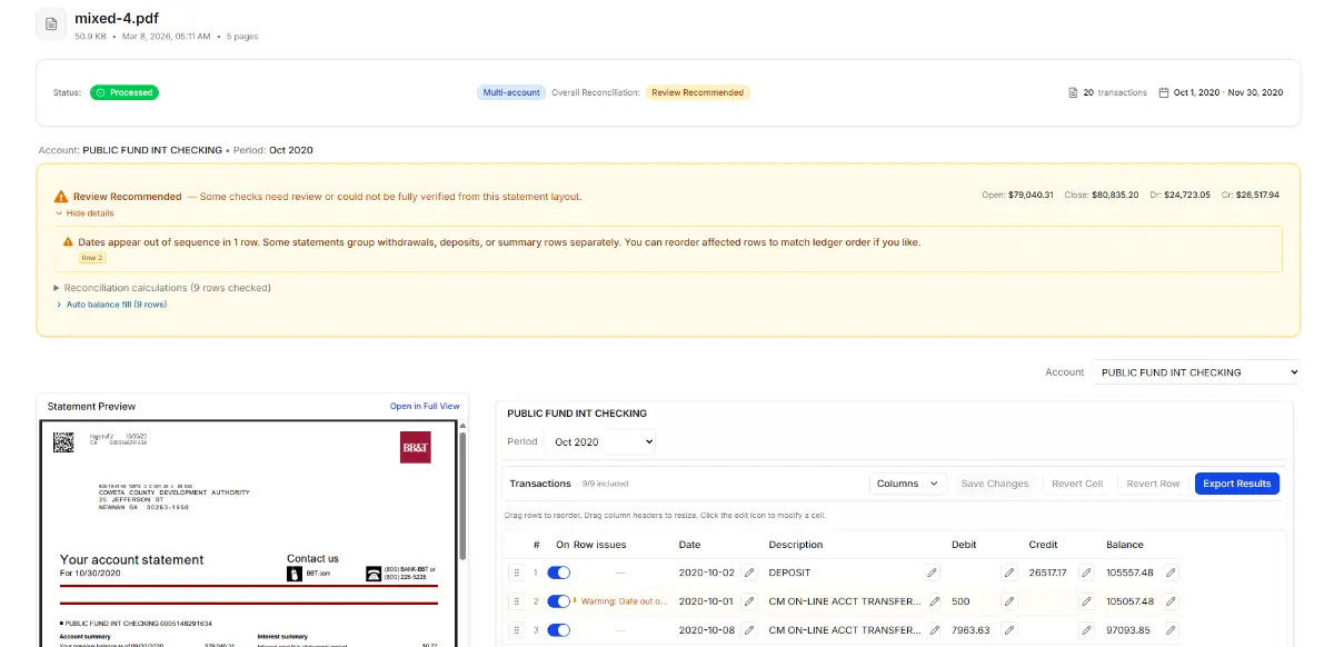 Smart Bank Statement image number 21