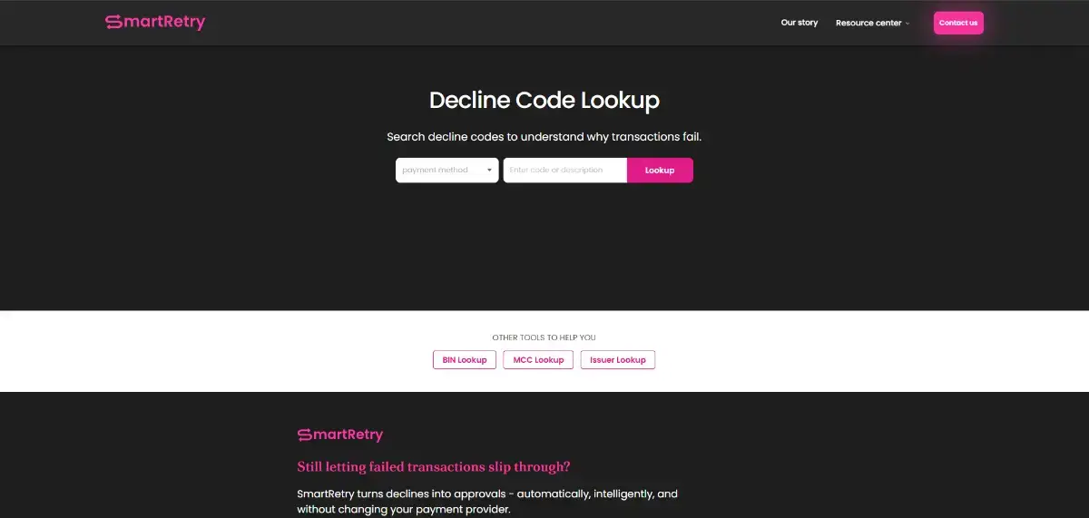 SmartRetry Decline Codes image number 11