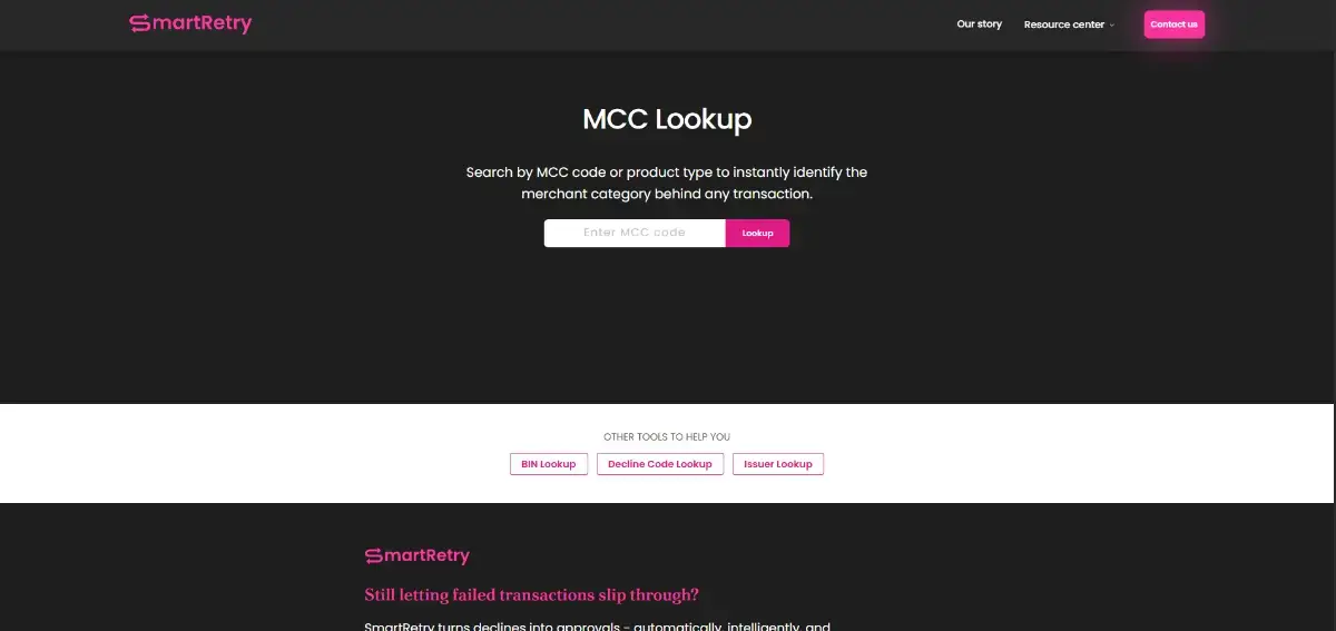 SmartRetry MCC Lookup image number 11