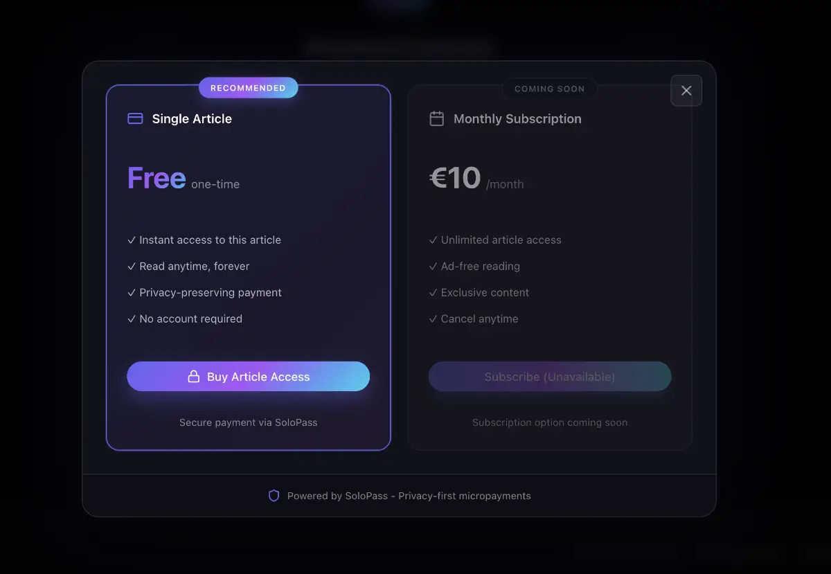 SoloPass image number 01