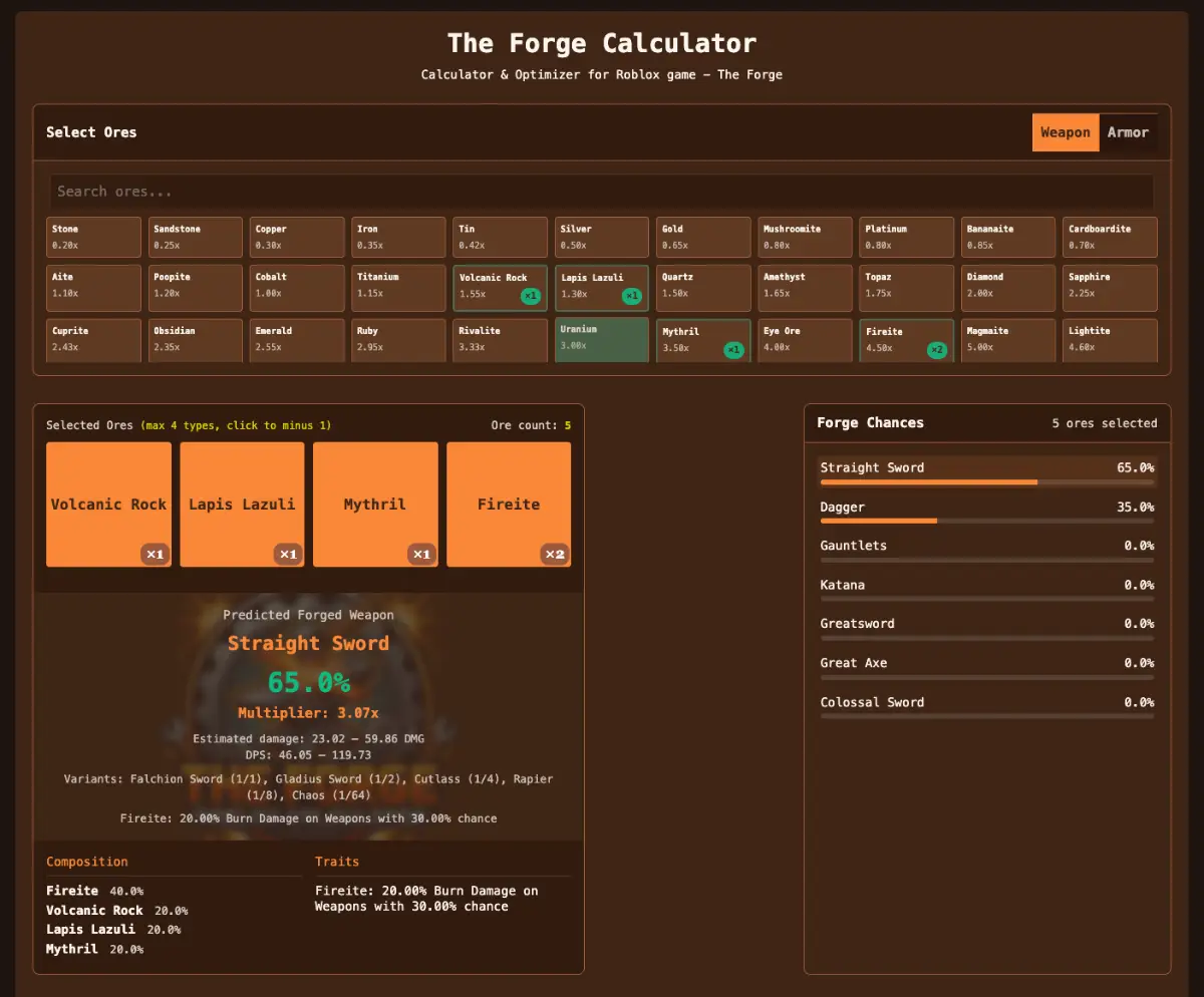 The Forge Calculator image number 11