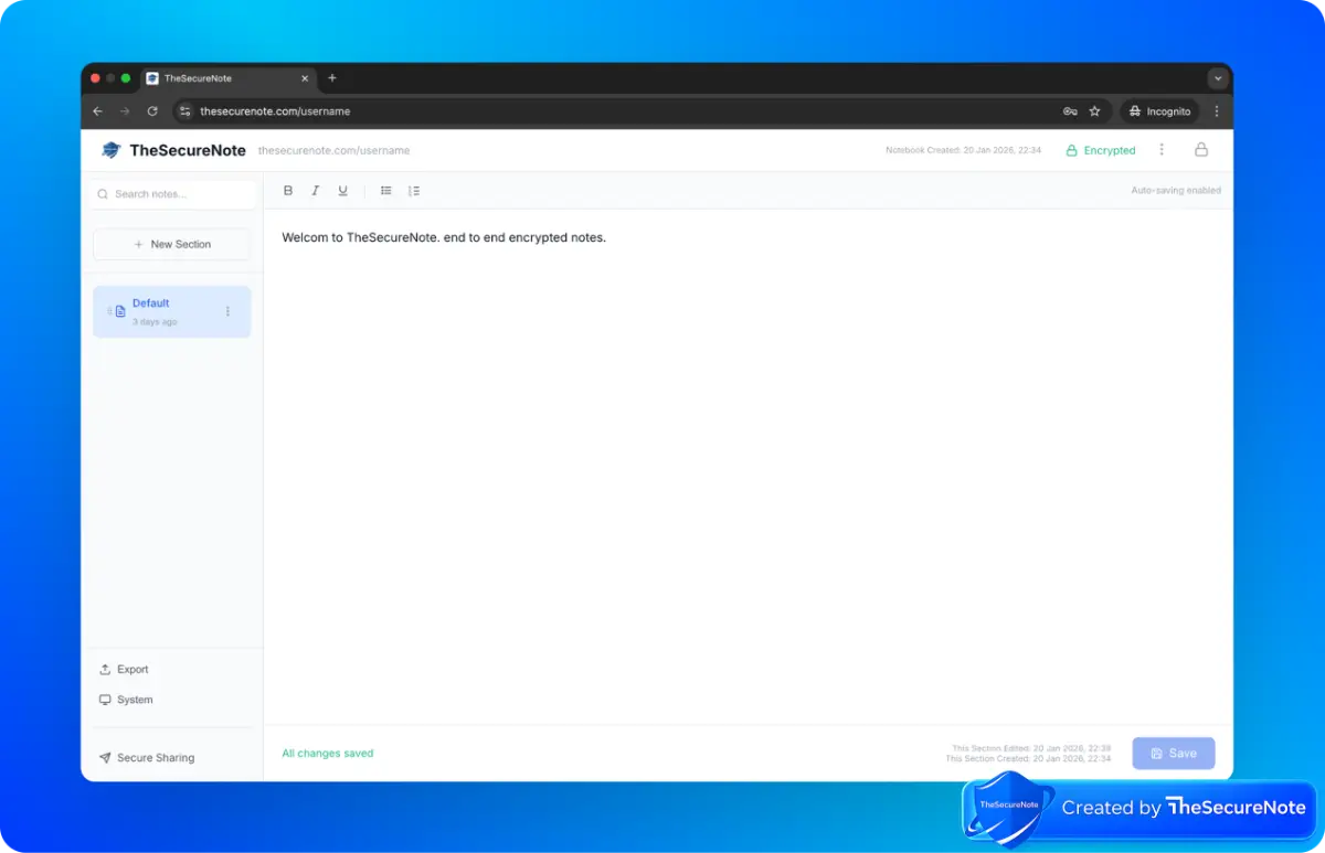 The Secure Note image number 21