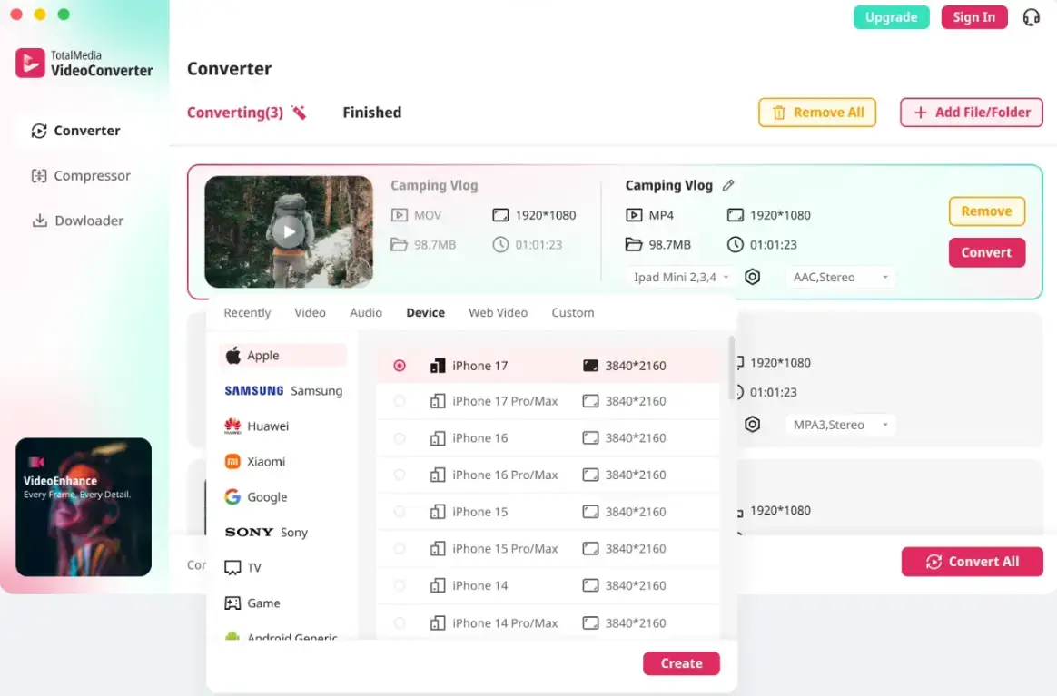 TotalMedia Video Converter image number 01