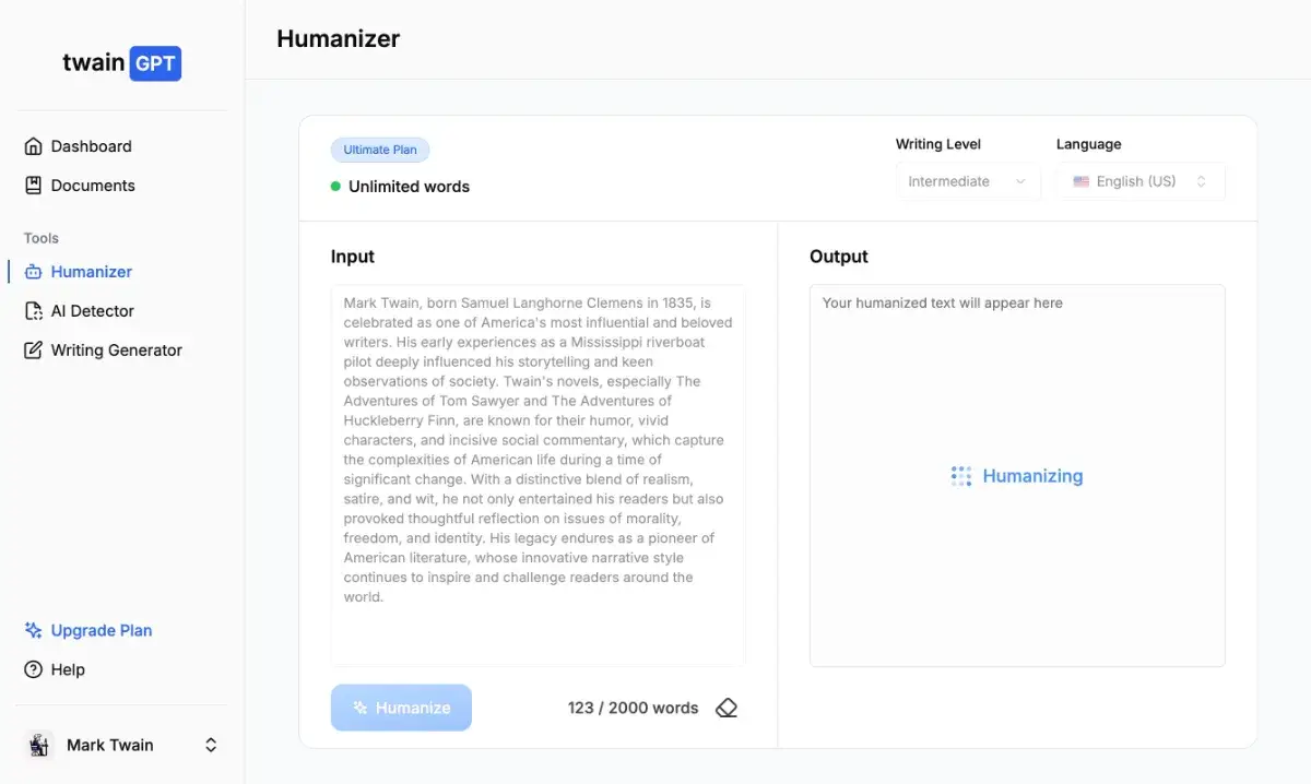 TwainGPT image number 21