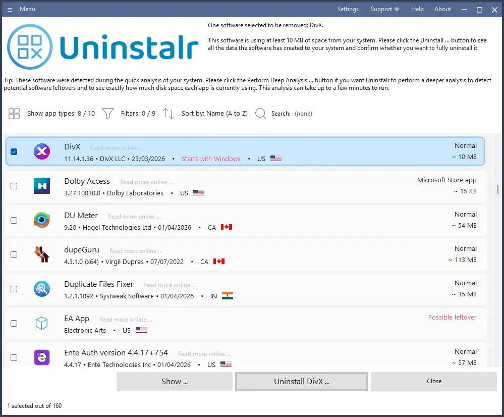 Uninstalr image number 11
