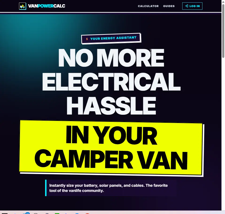 VanPowerCalc image number 01
