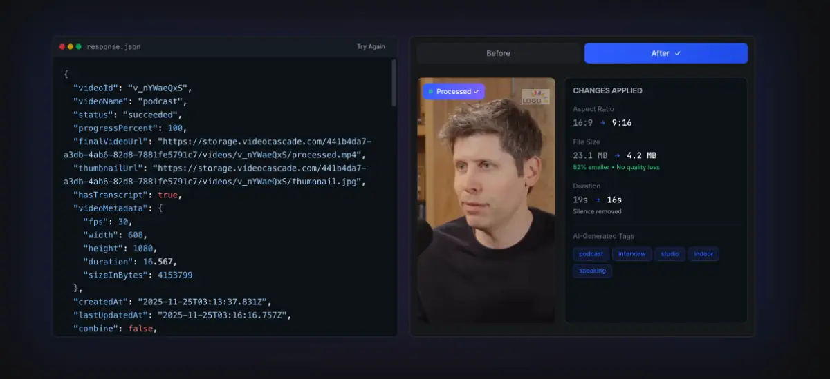 VideoCascade API image number 11