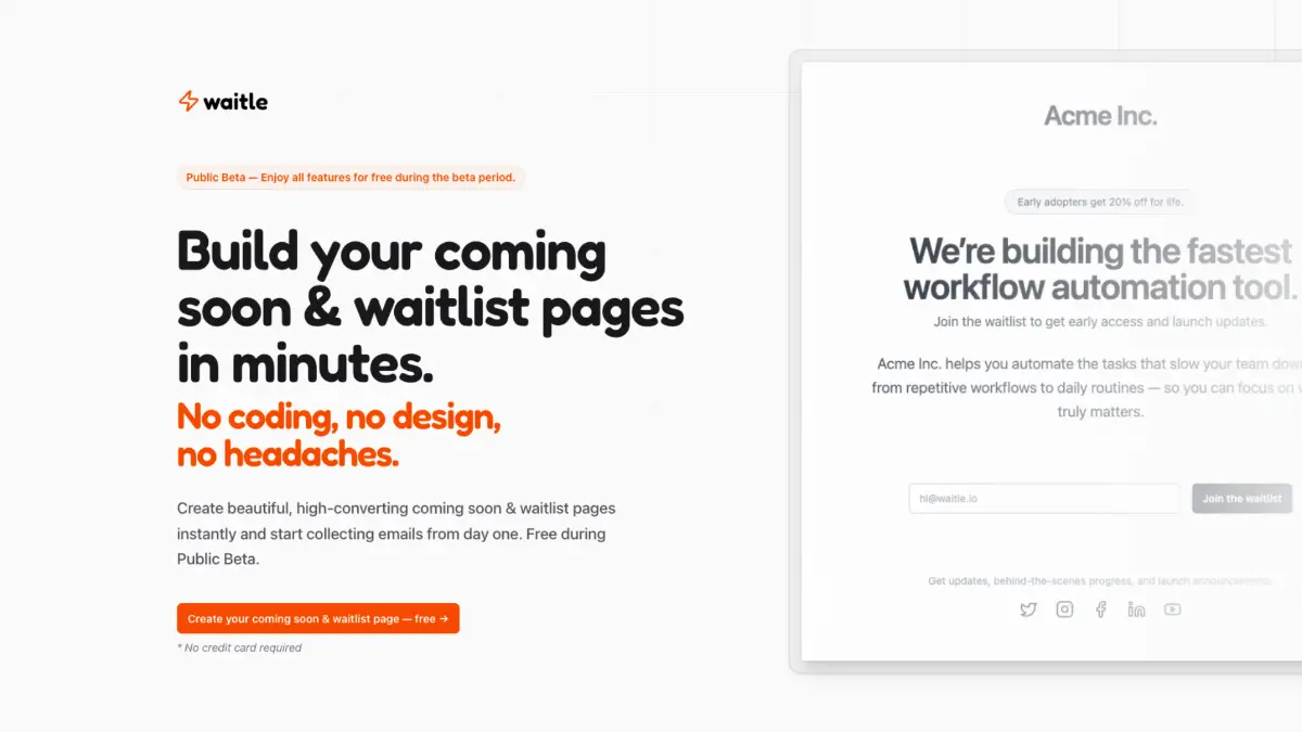 Waitle image number 01