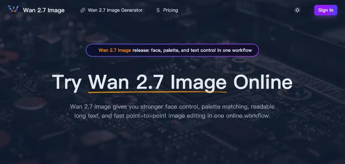 Wan 2.7 product image