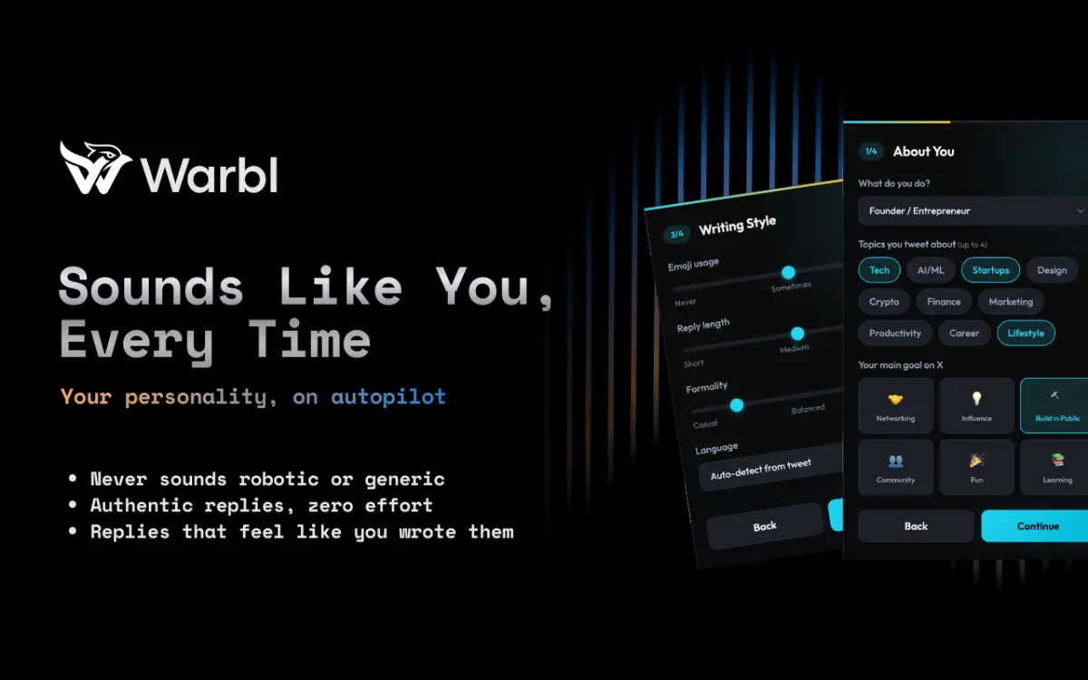 Warbl - Engage faster on X image number 21