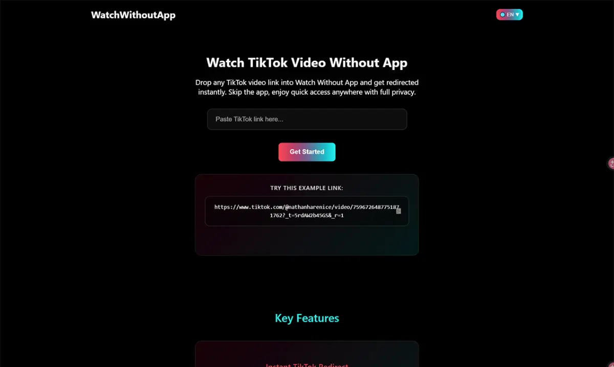 WatchWithoutApp product image
