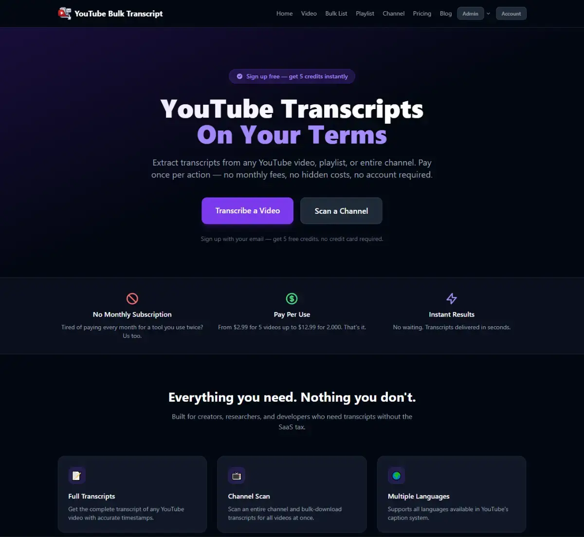 YtBulkTranscript App image number 11