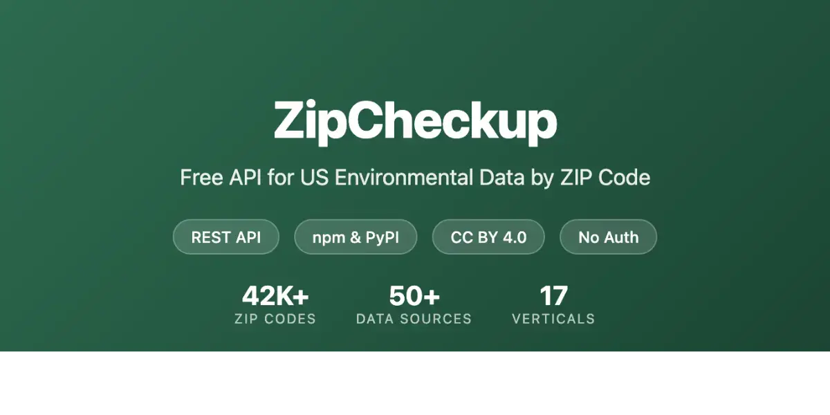 ZipCheckup product image