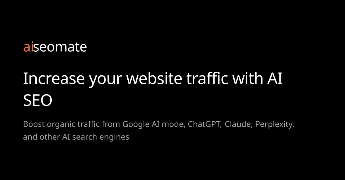 AISEOMate image number 01