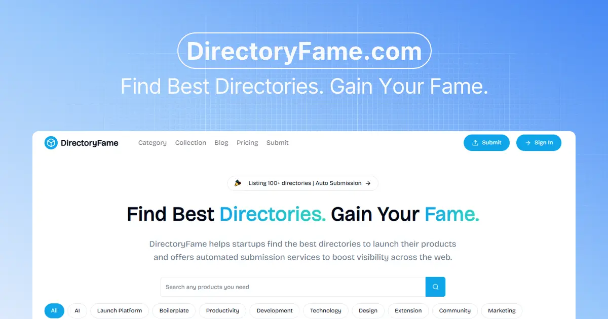 DirectoryFame product image