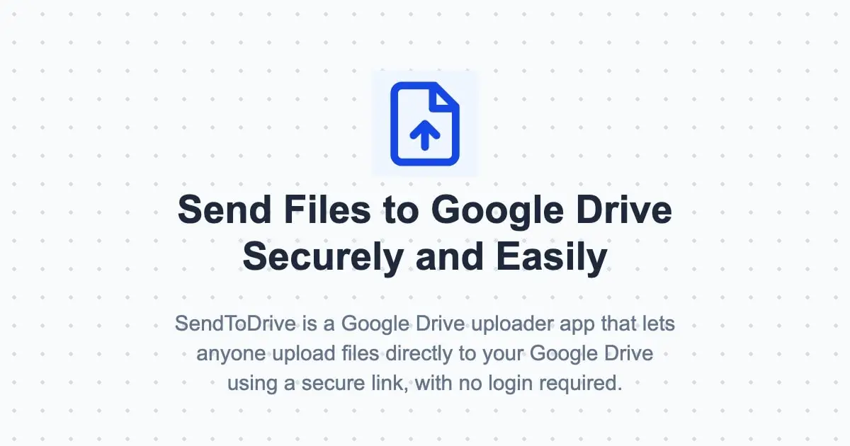 SendToDrive product image