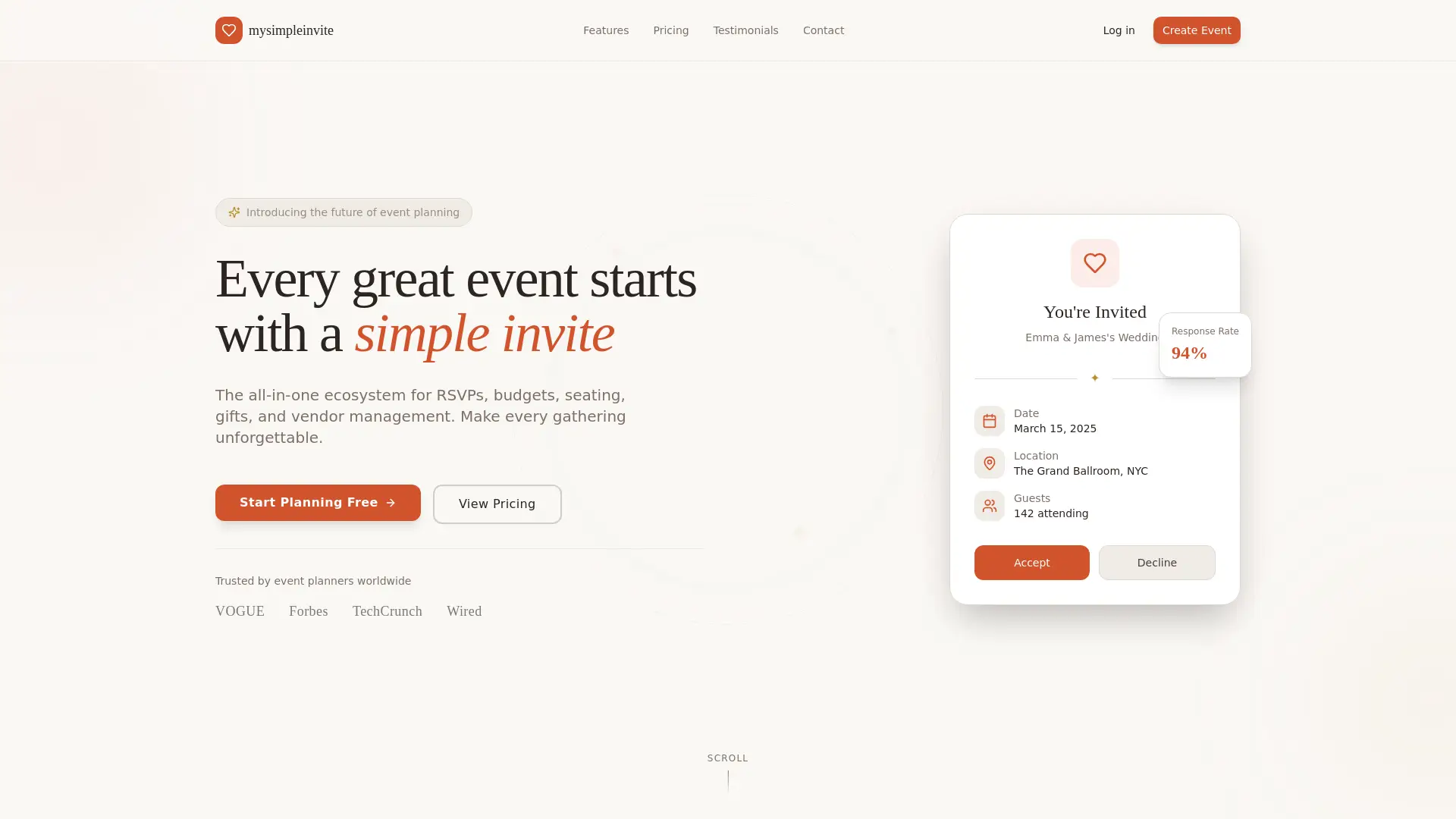 MySimpleInvite product image