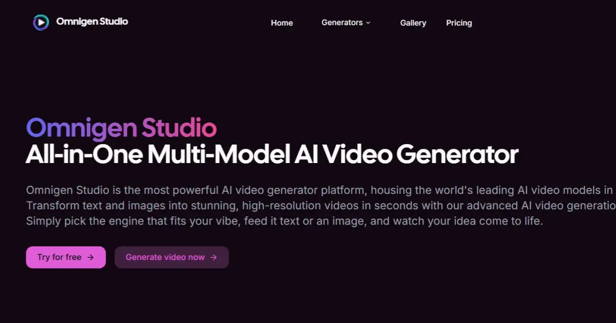 Omnigen Studio product image