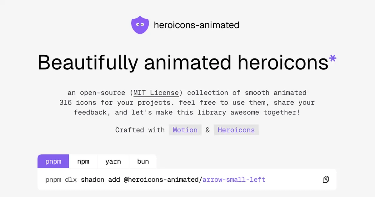 heroicons-animated product image