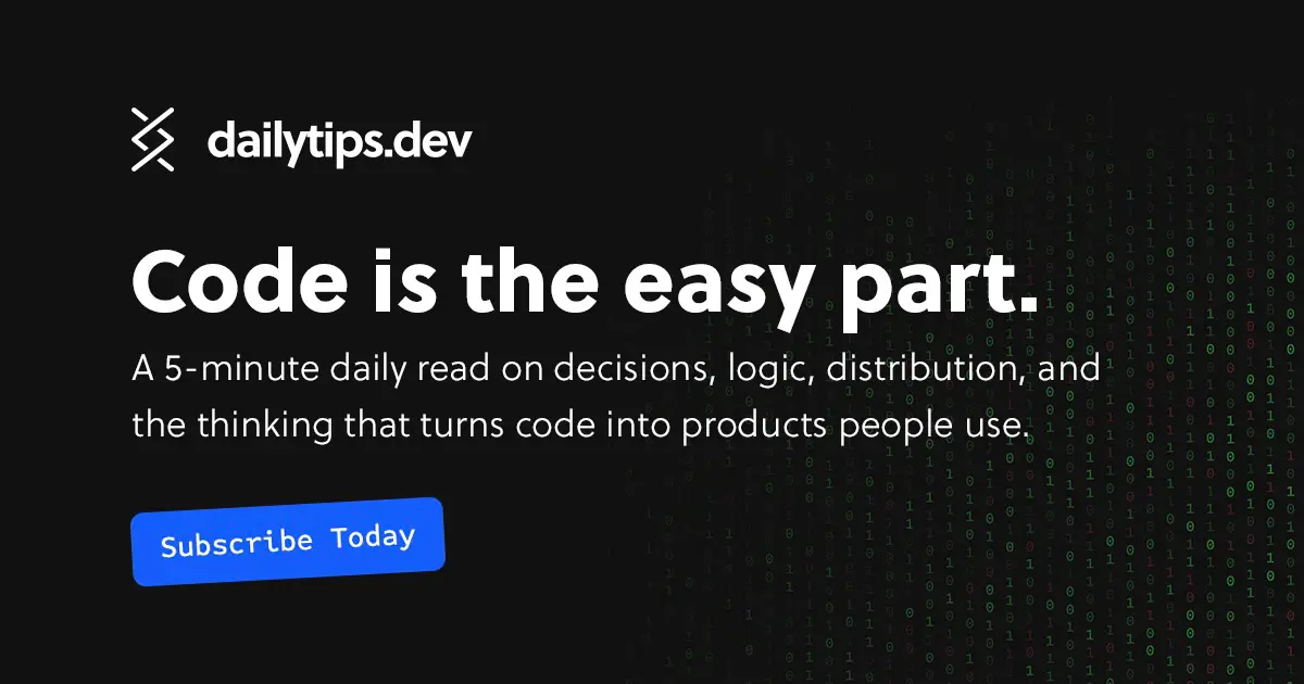 DailyTipsDev product image
