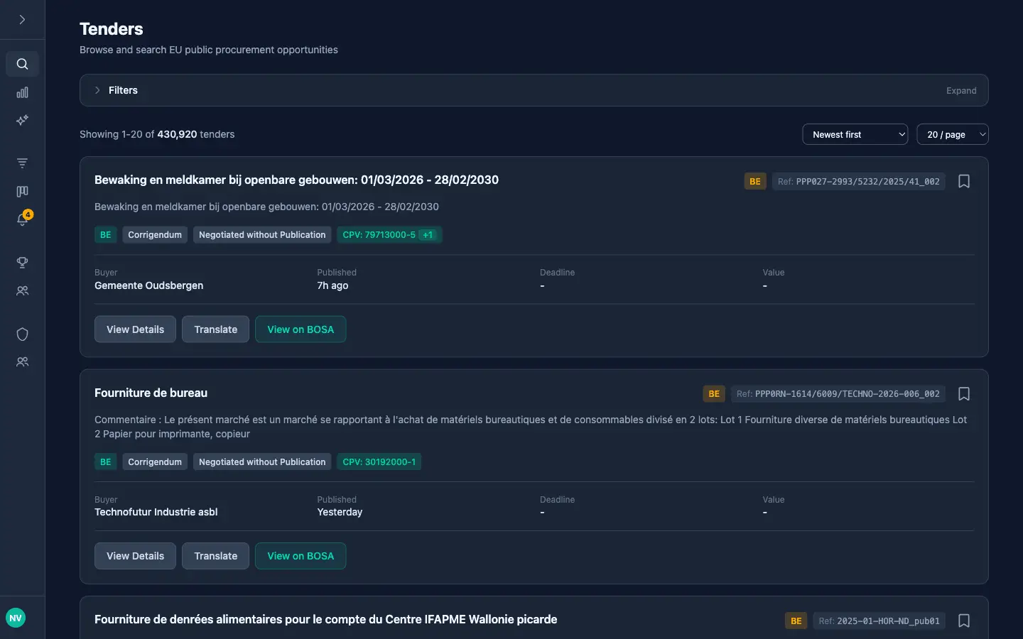 TenderPulse product image