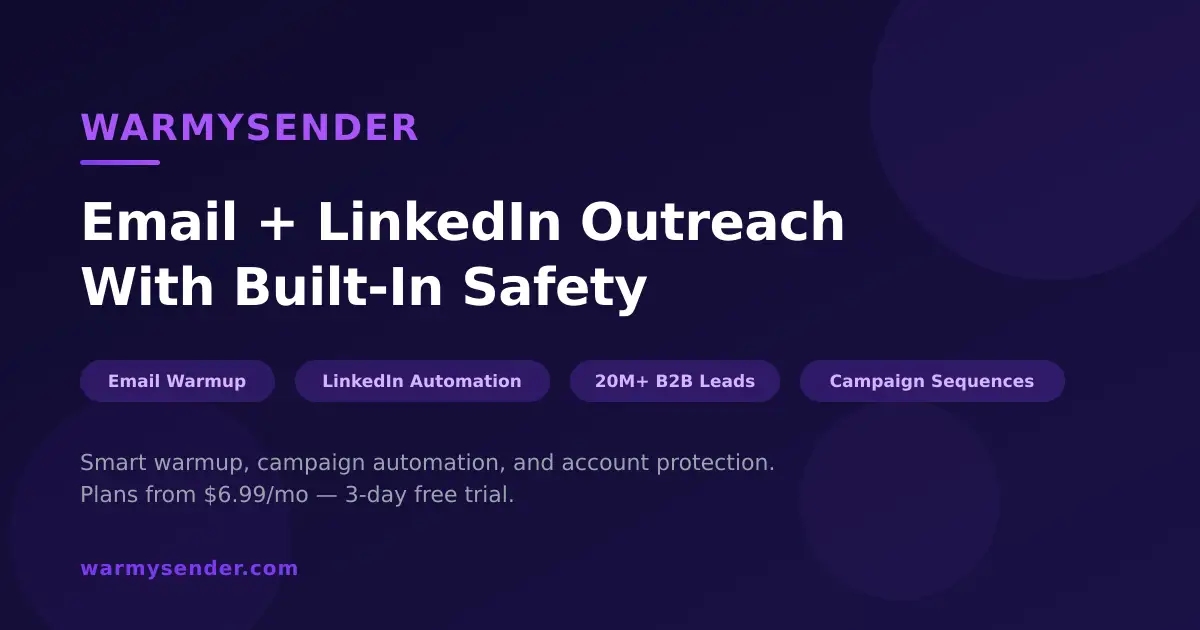 WarmySender product image