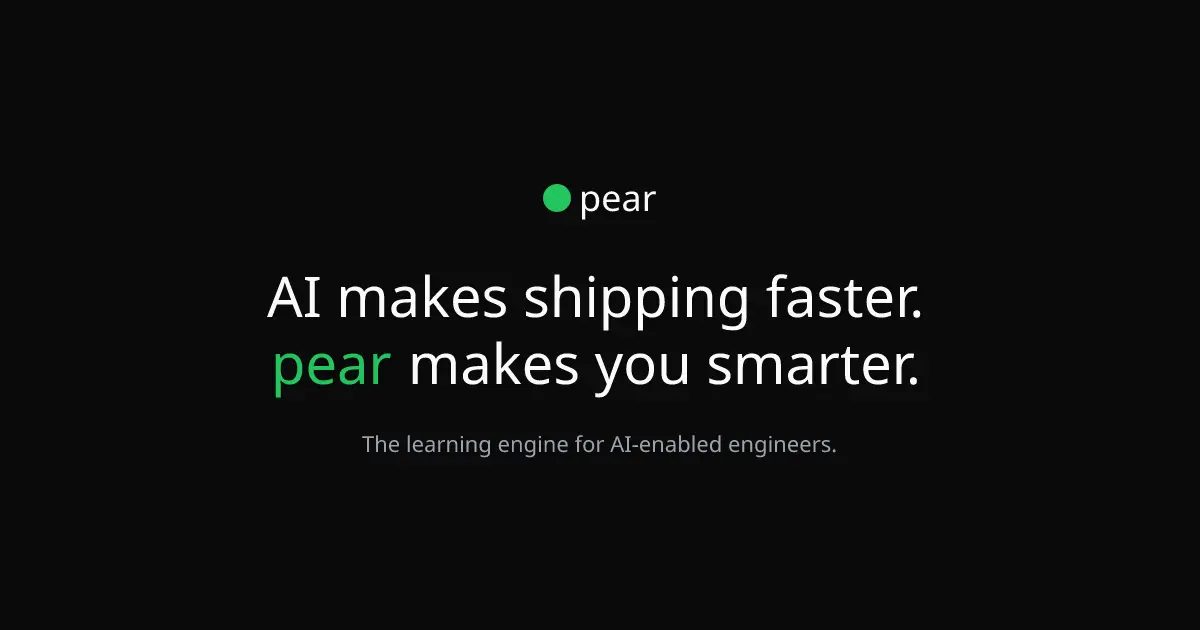 Pear CLI product image