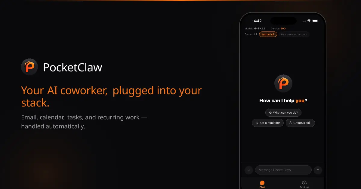 PocketClaw product image