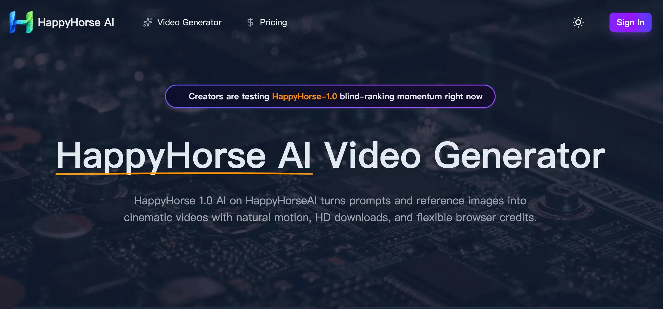 HappyHorse AI product image