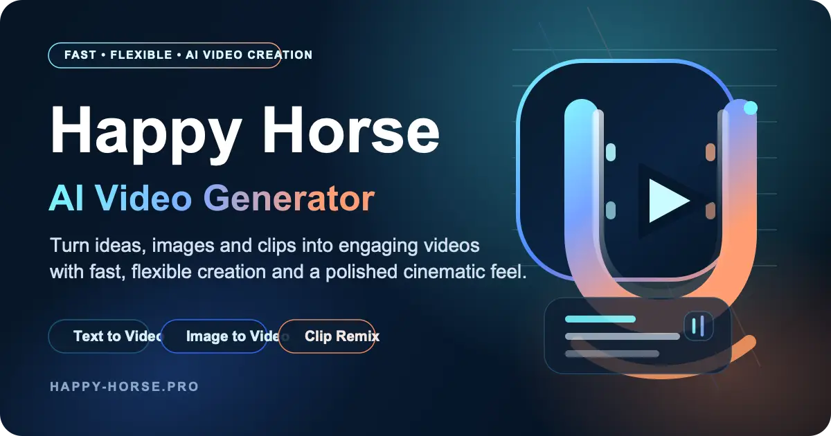 Happy Horse AI Video product image