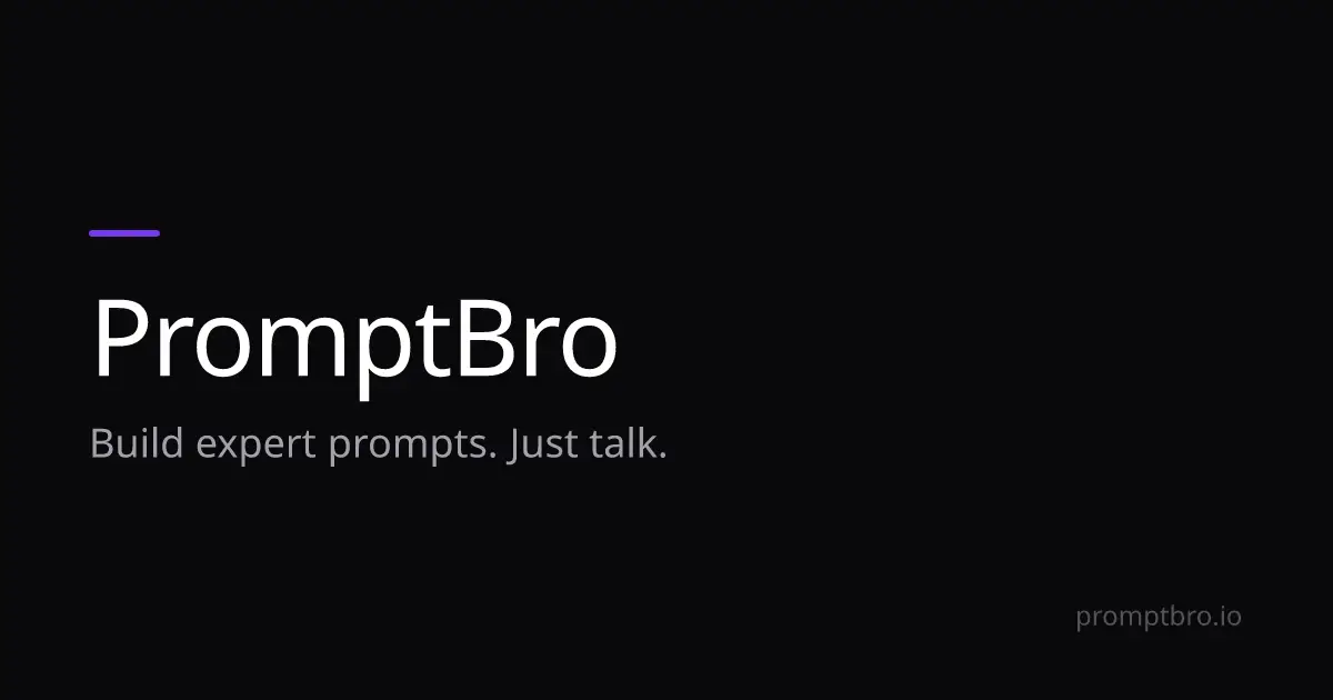 PromptBro product image