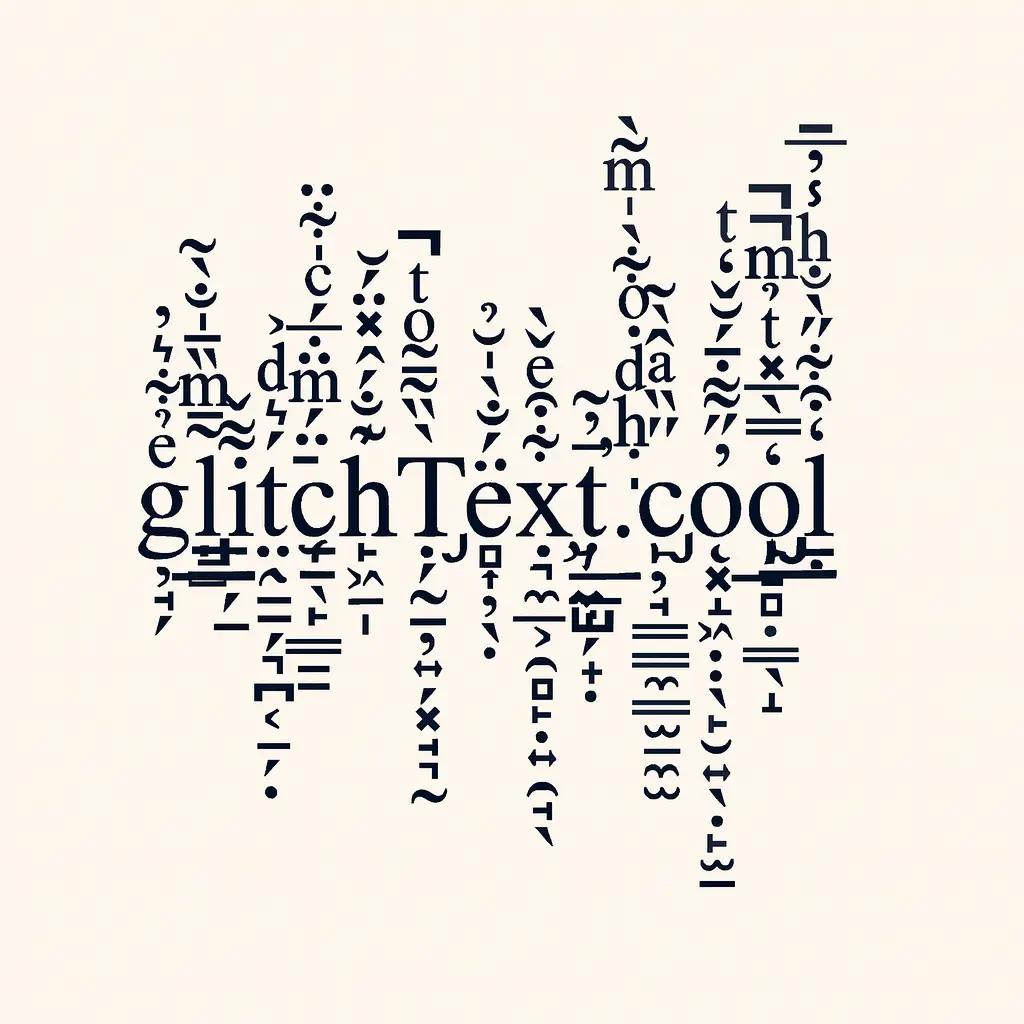 GlitchTextCool product image