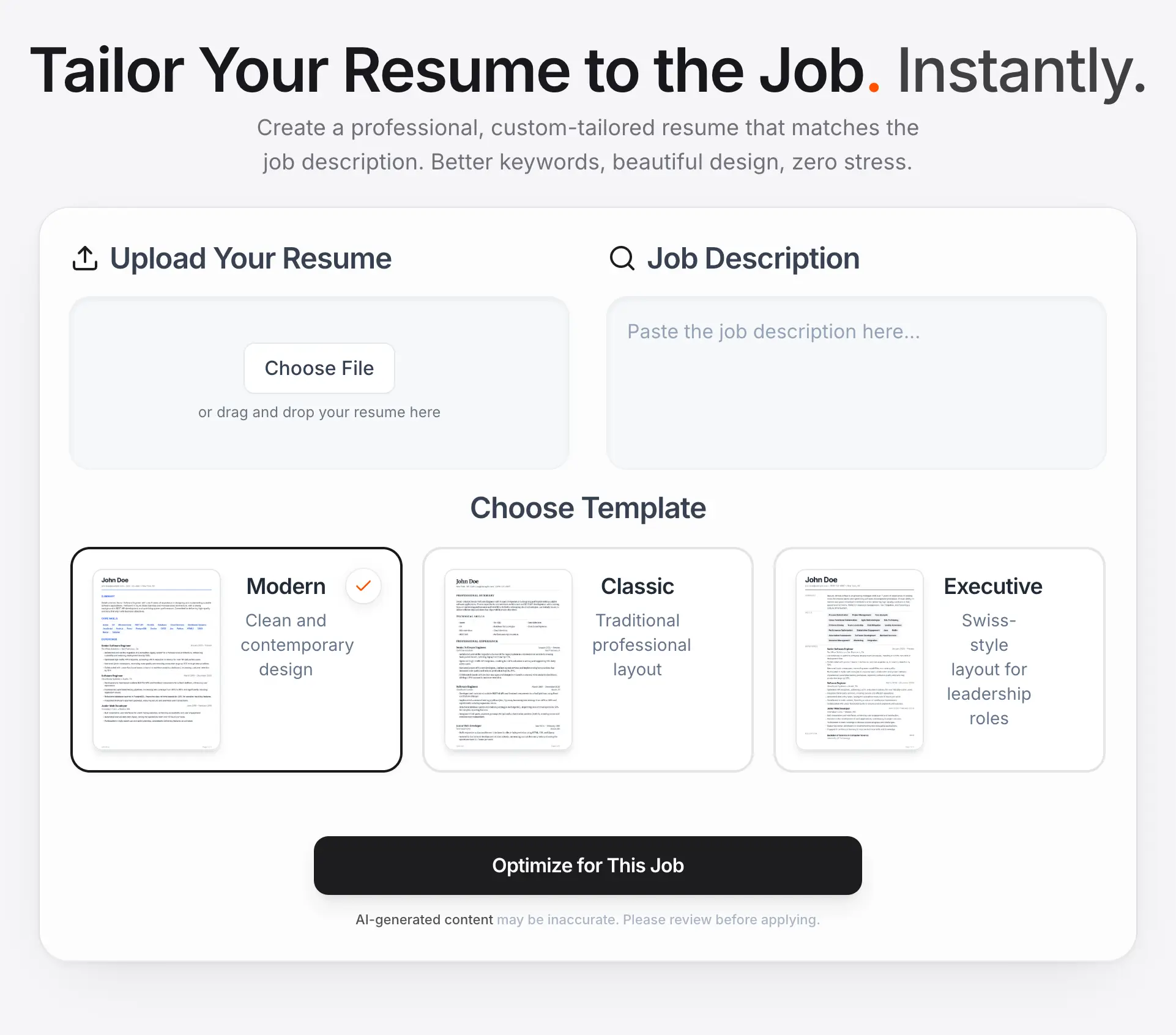 Retuner Free Resume Builder image number 11