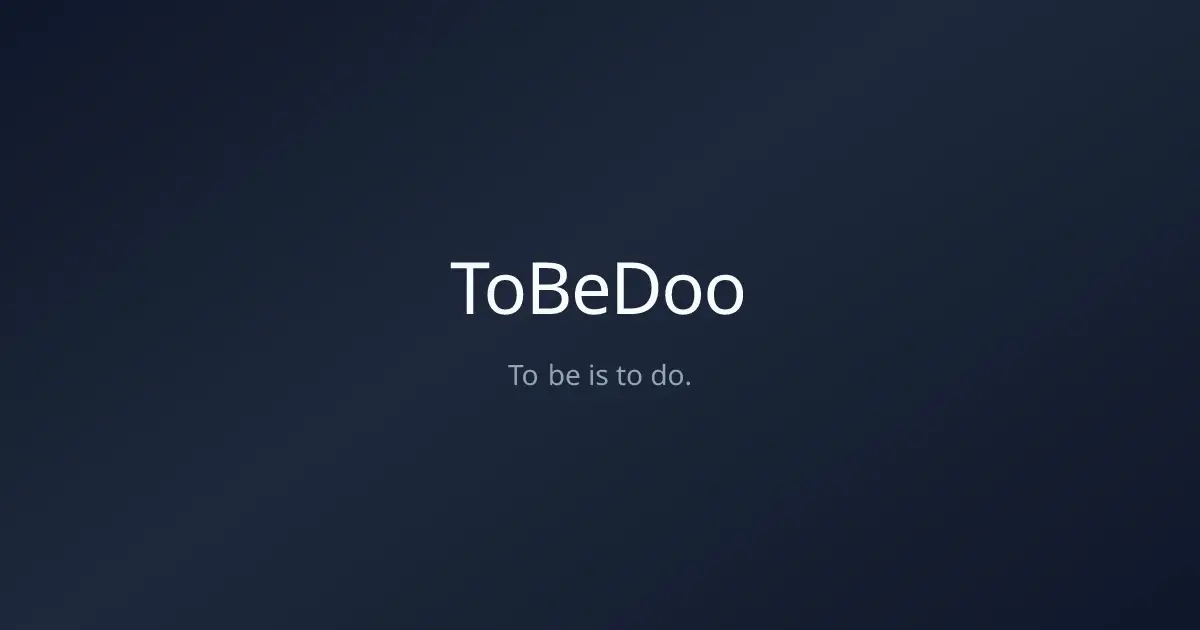 Tobedoo product image