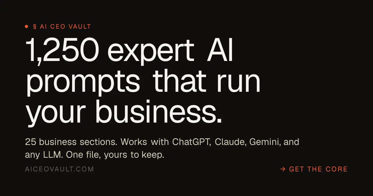 AI CEO Vault product image