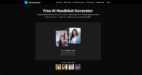 FaceSwapper AI Headshot Generator