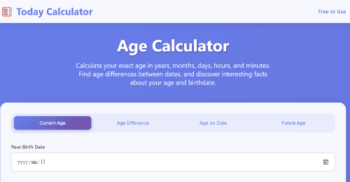 Age Calculator