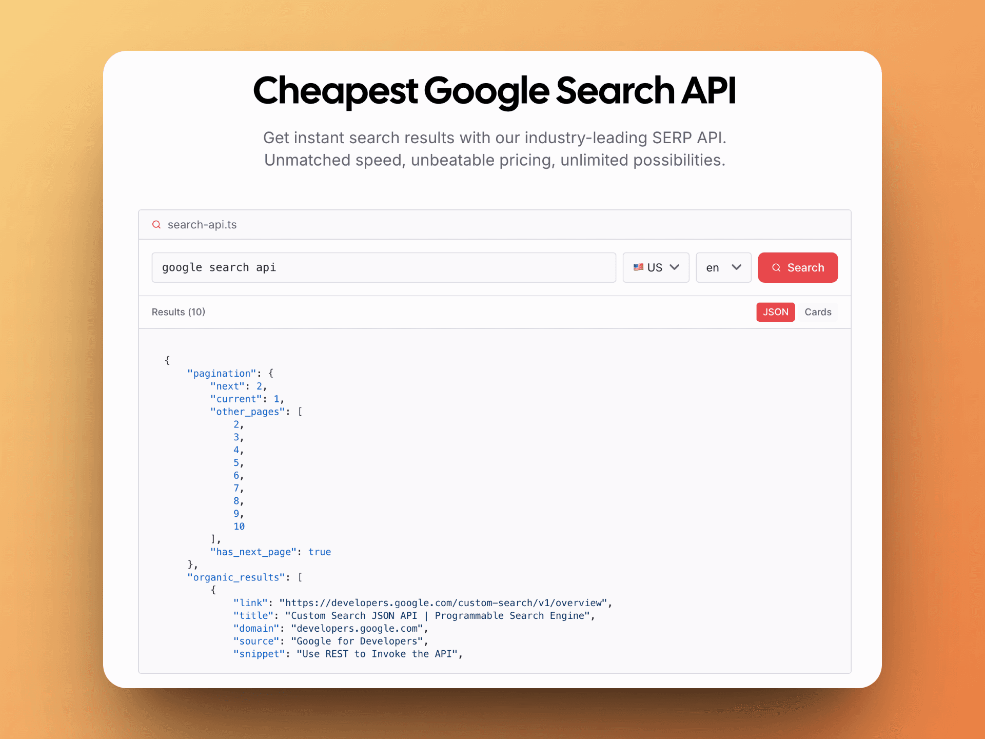 Autom.dev's hero with an interactive demo!
