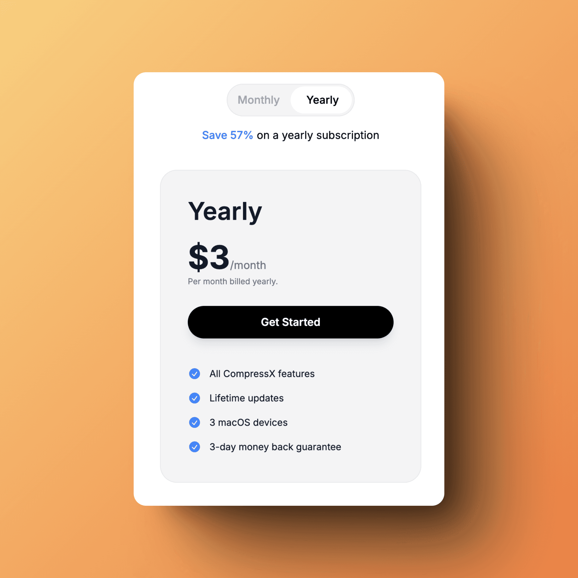 Compresto incredibly accessible pricing
