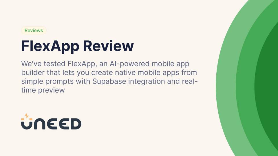 FlexApp Review - AI Mobile App Builder That Actually Works