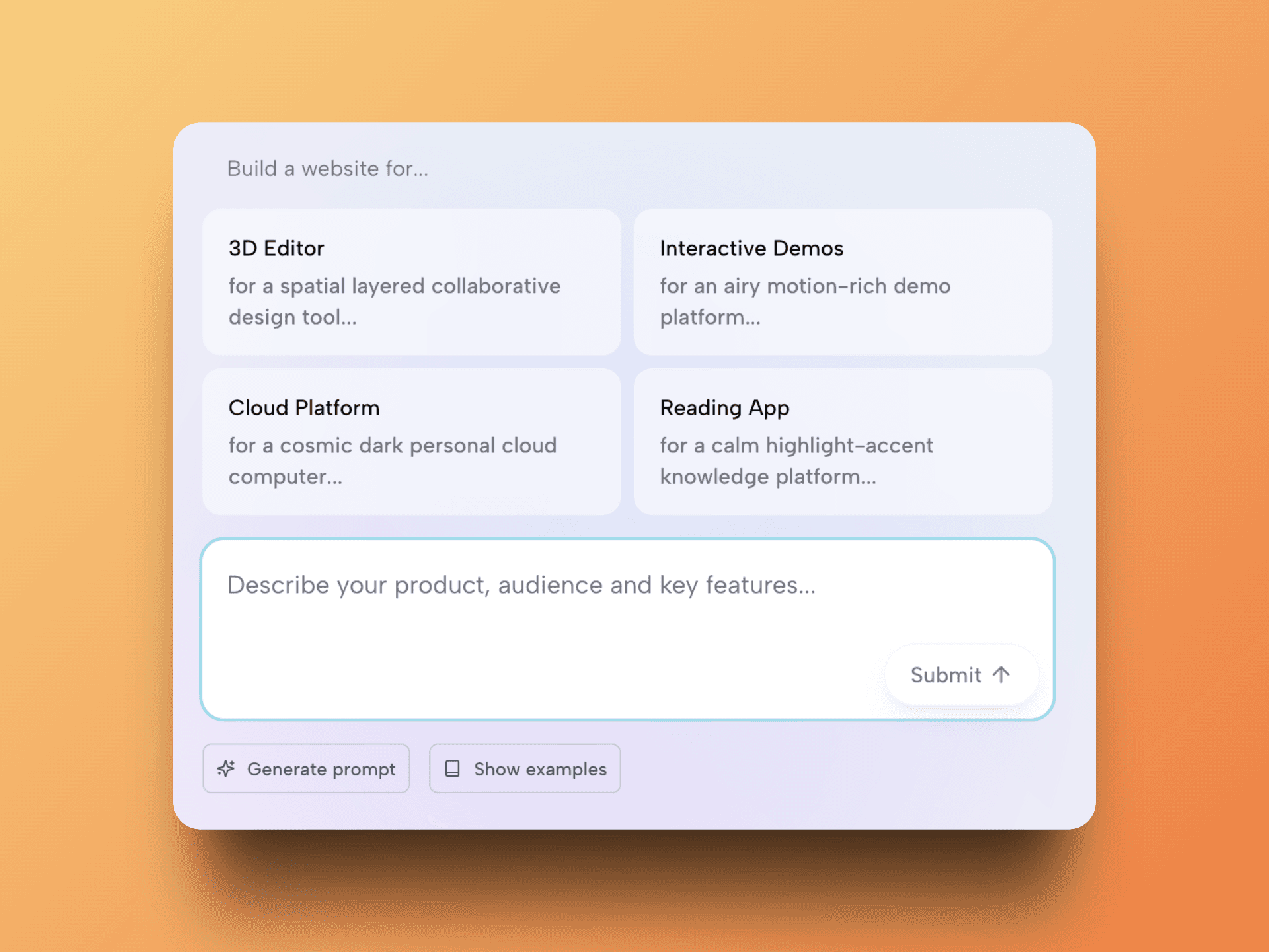 What are we going to build ๐?
