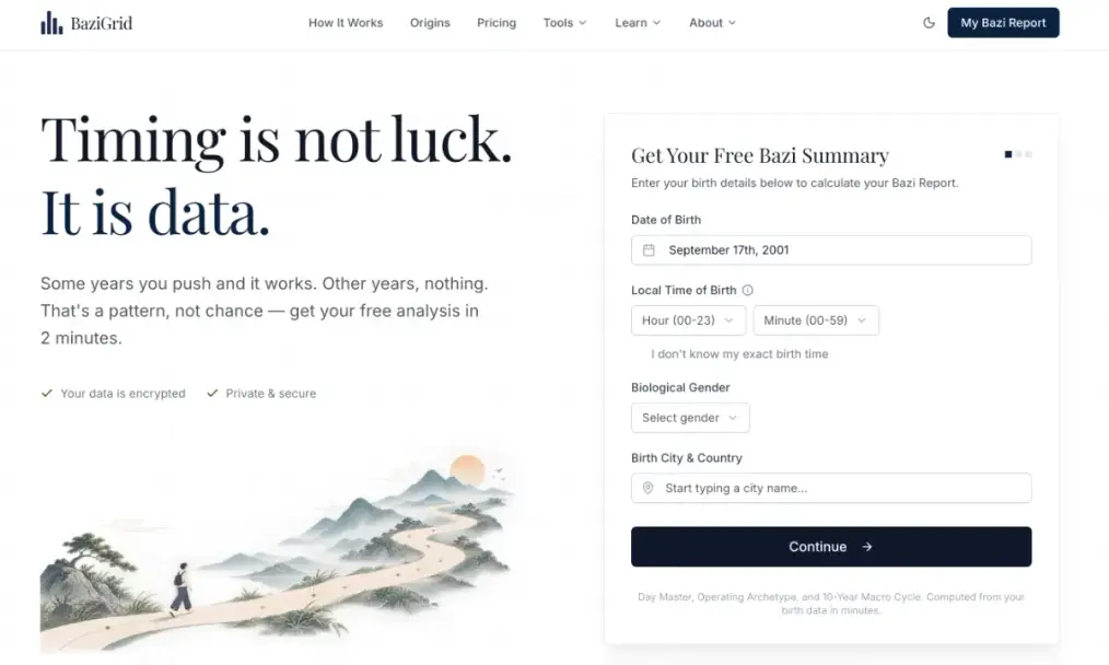 BaziGrid product interface