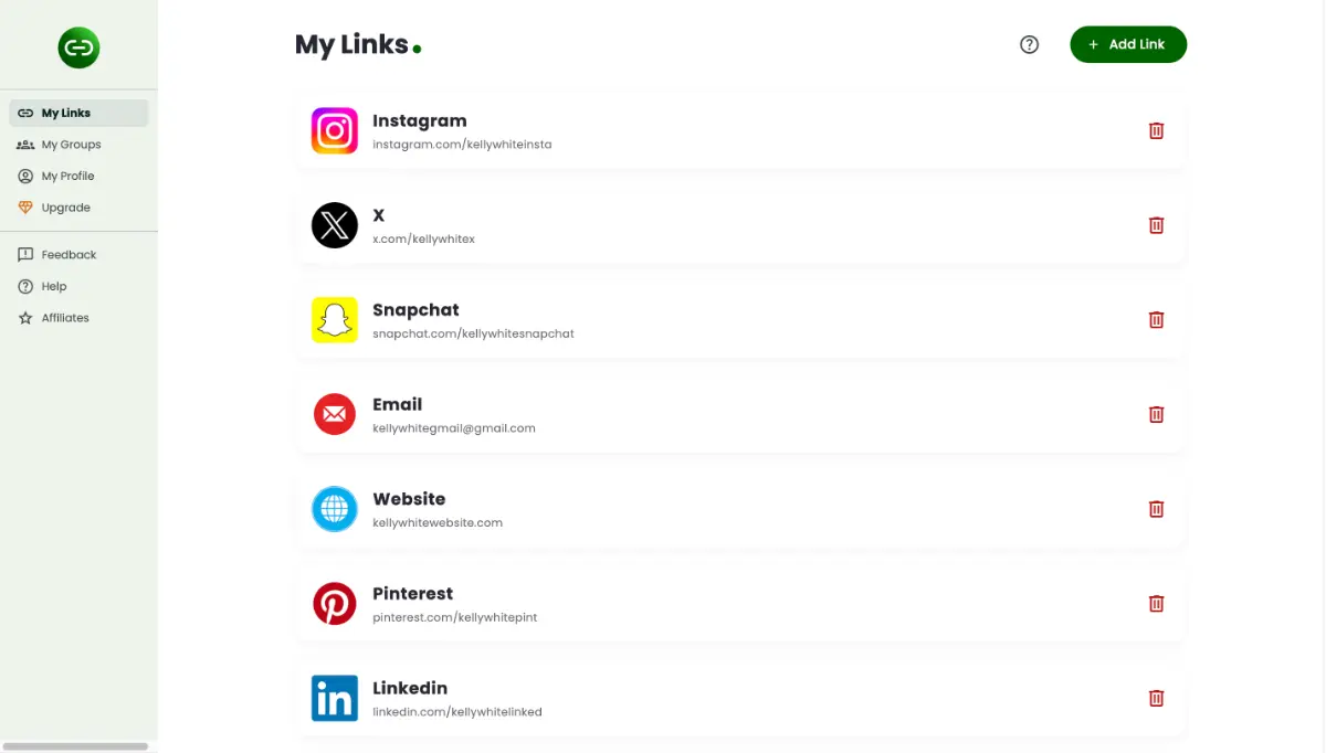 Afterlinker screenshot 3