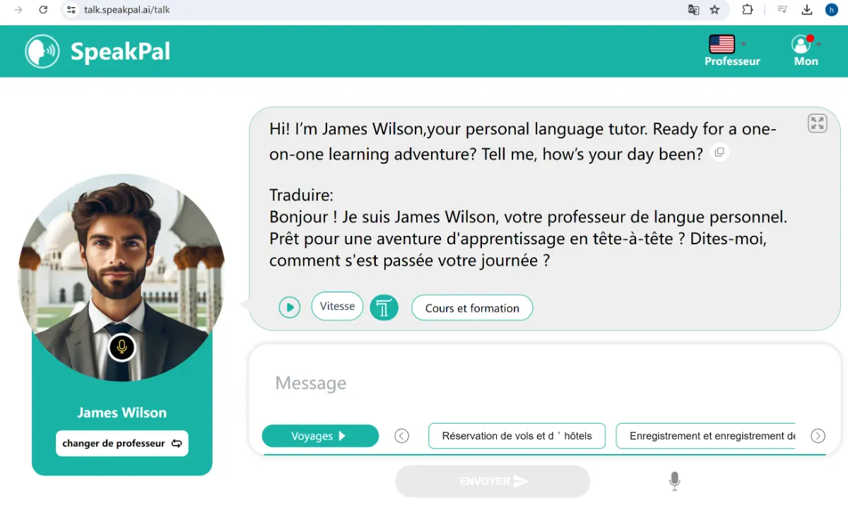 AI language learning program -Speakpal screenshot 2